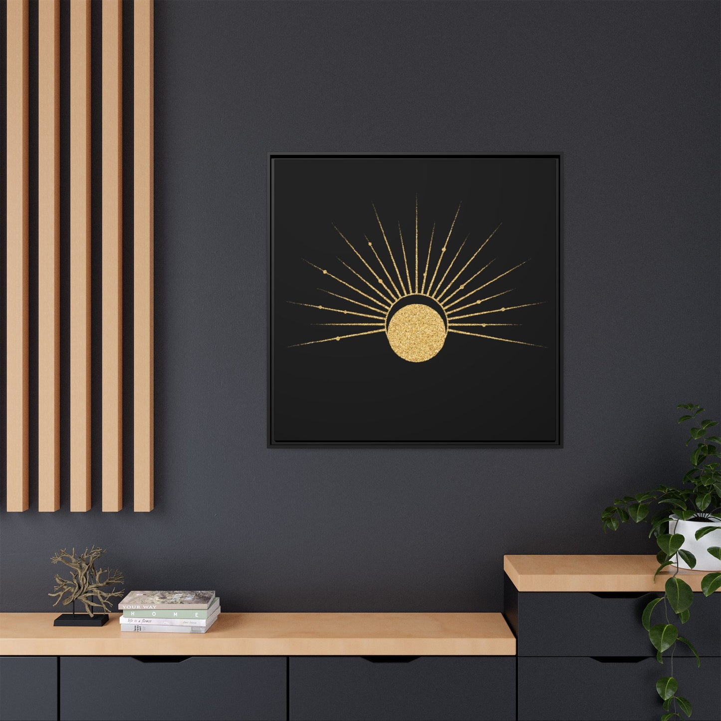 Matte Canvas, Framed (Multi-color)