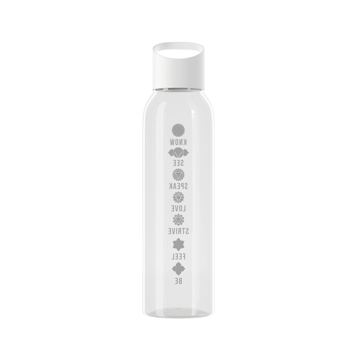 7 CHAKREN • YOGA MEDITATION Energiefelder • Wasserflasche Sky 650 ml