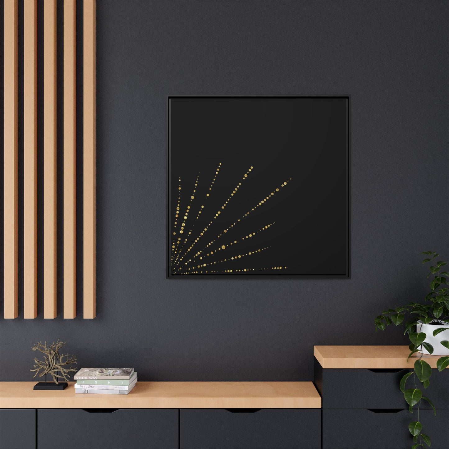 Matte Canvas, Framed (Multi-color)