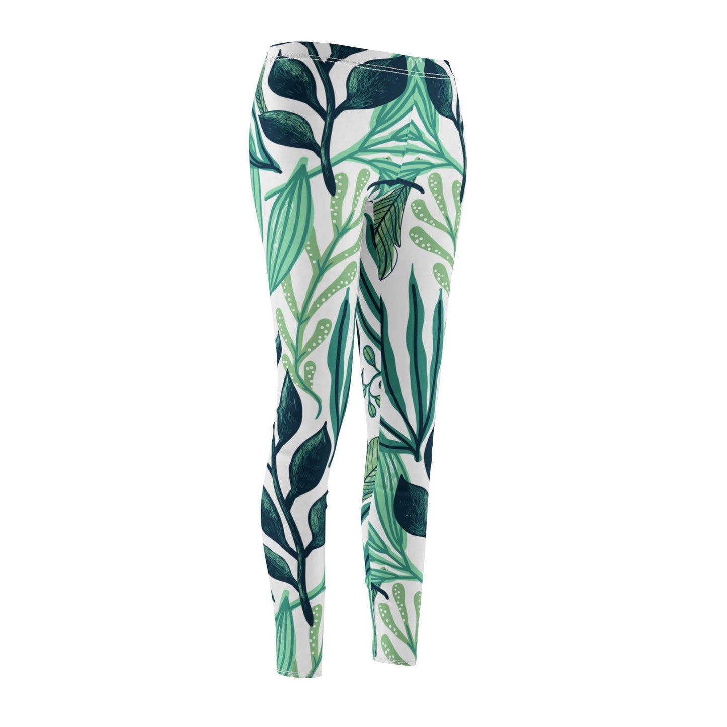 FLORALES PFLANZENMUTER BLUMENBLÄTTER DESIGN Außergewöhnlich Extravagant Elegant • Naturliebhaberin Damen-Leggings für Gärtnerin • Beste Leggings für Sport & Alltag