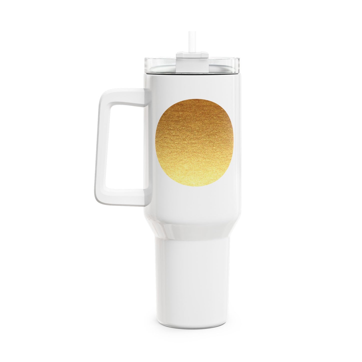 Tumbler, 40oz • Tumbler mit Henkel & Strohhalm • XXL Reisebecher 1,2L