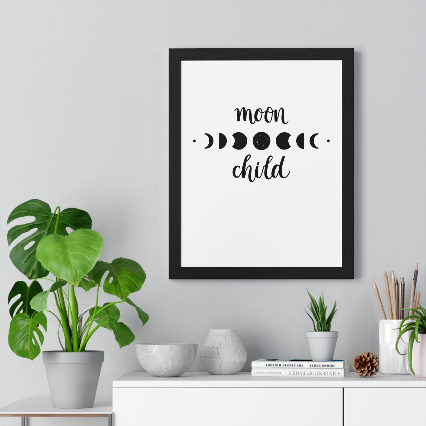 Vertical Framed Poster 🌒 🌓 🌔 🌕 🌖 🌗 🌘