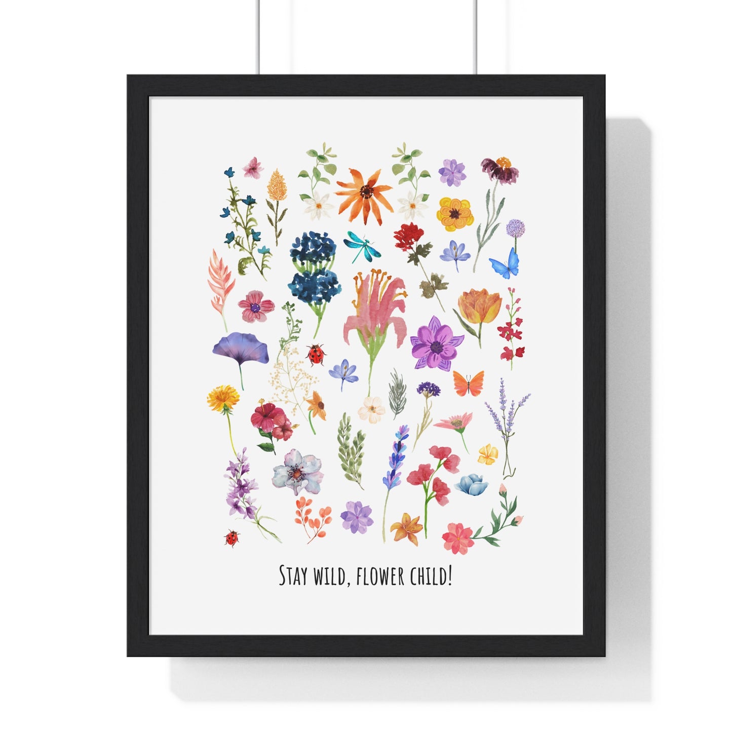 Vertical Framed Poster