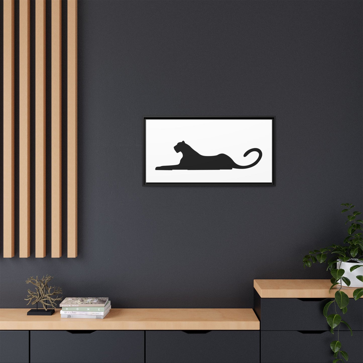 Matte Canvas, Framed (Multi-color)