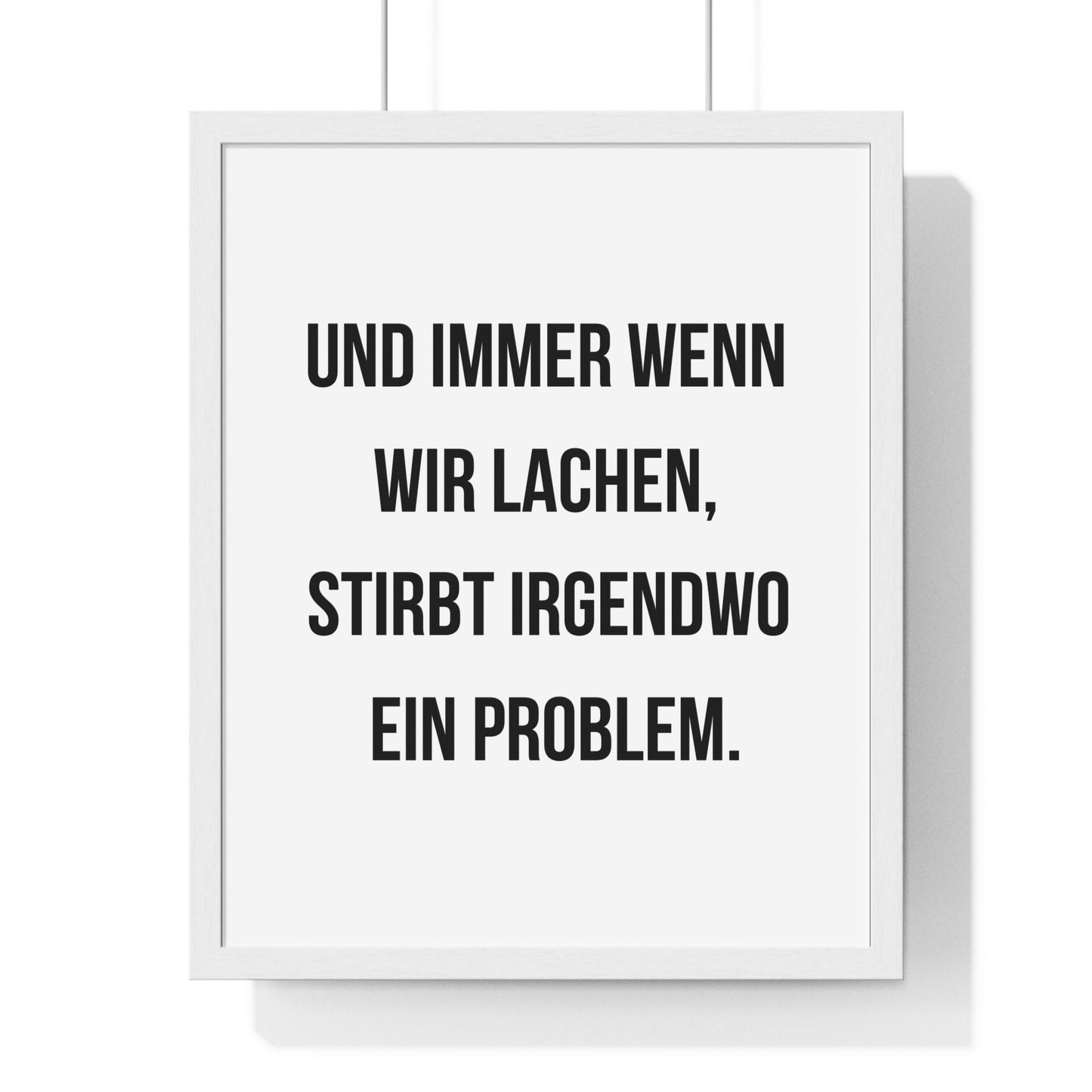 Vertical Framed Poster