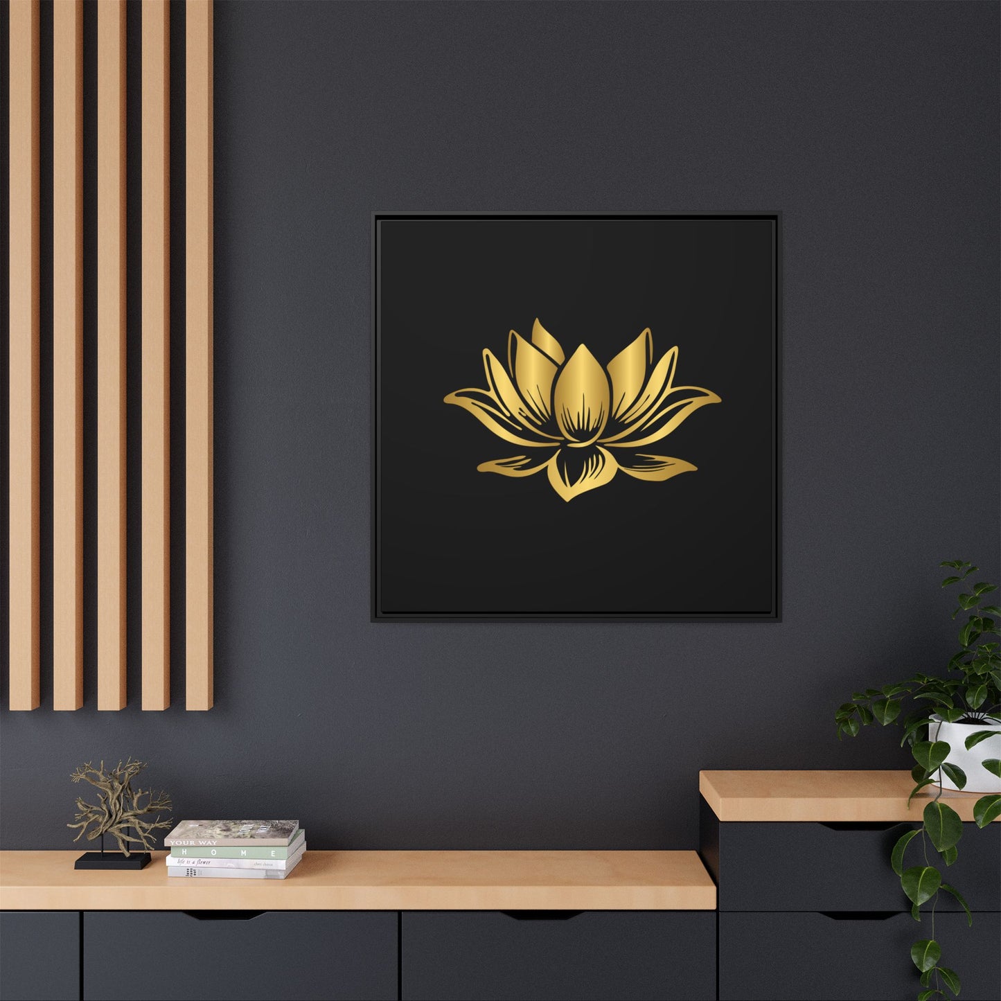 Matte Canvas, Framed (Multi-color)