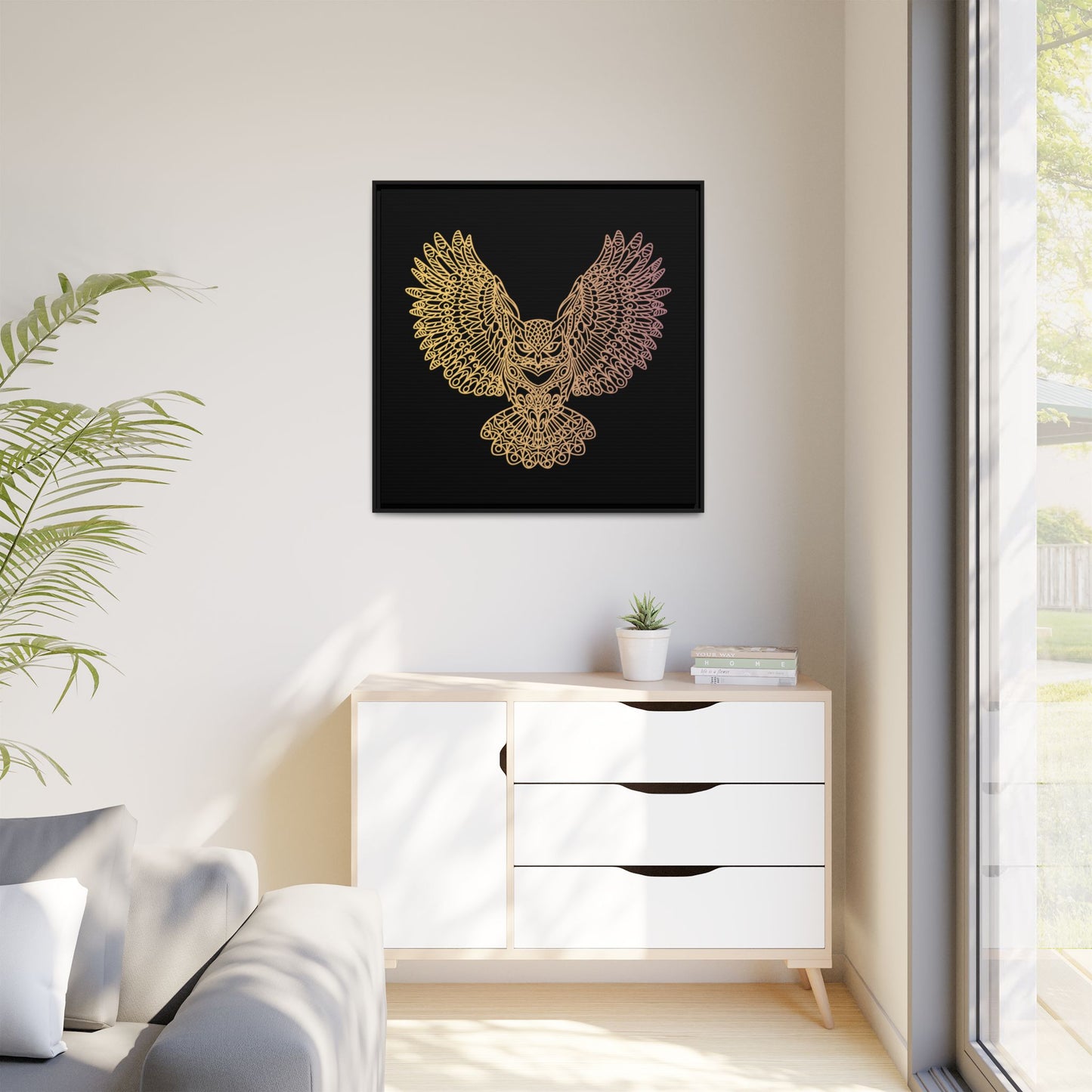 Matte Canvas, Framed (Multi-color)