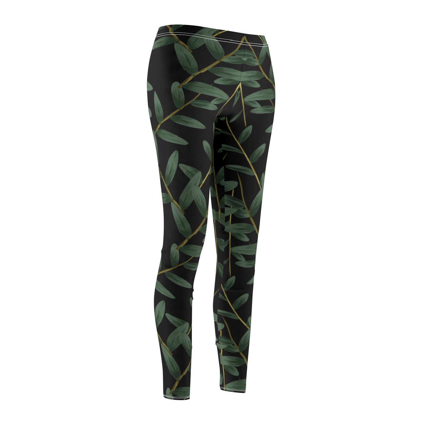 PFLANZENMOTIV DSCHUNGEL BLÄTTER Naturliebhaberin Gärtnerin • Damen-Leggings mit Print Aufdruck • Beste Leggings für Sport & Alltag