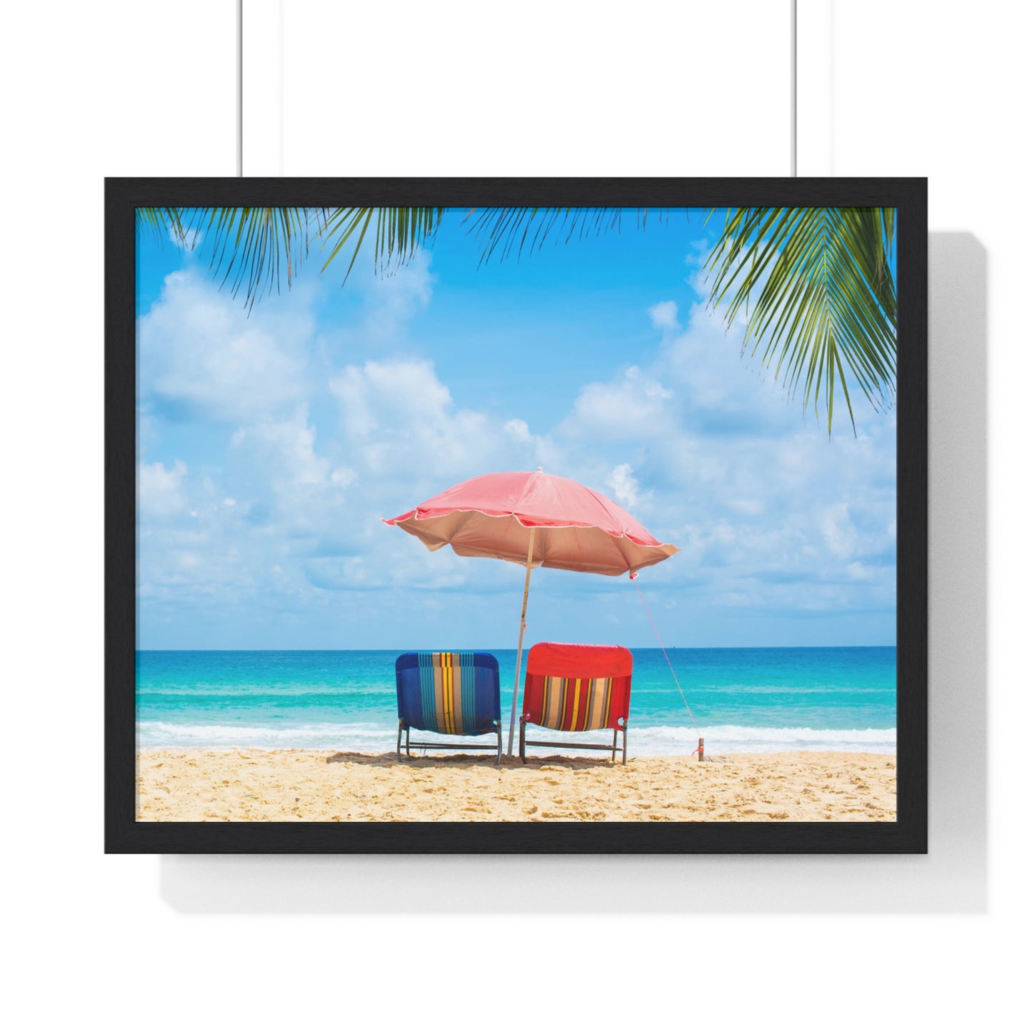 Horizontal Framed Poster • Urlaubsmotiv
