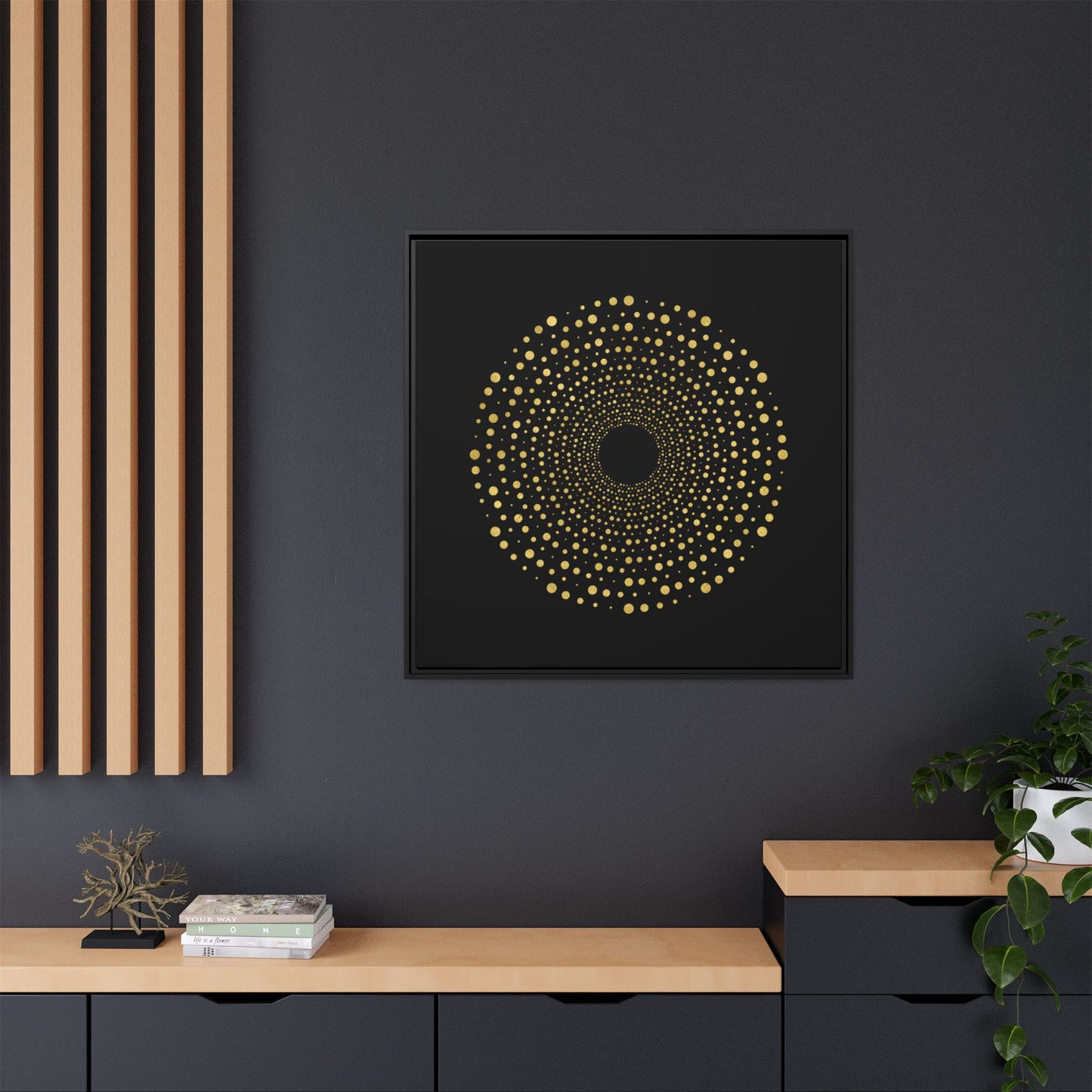 Matte Canvas, Framed (Multi-color)