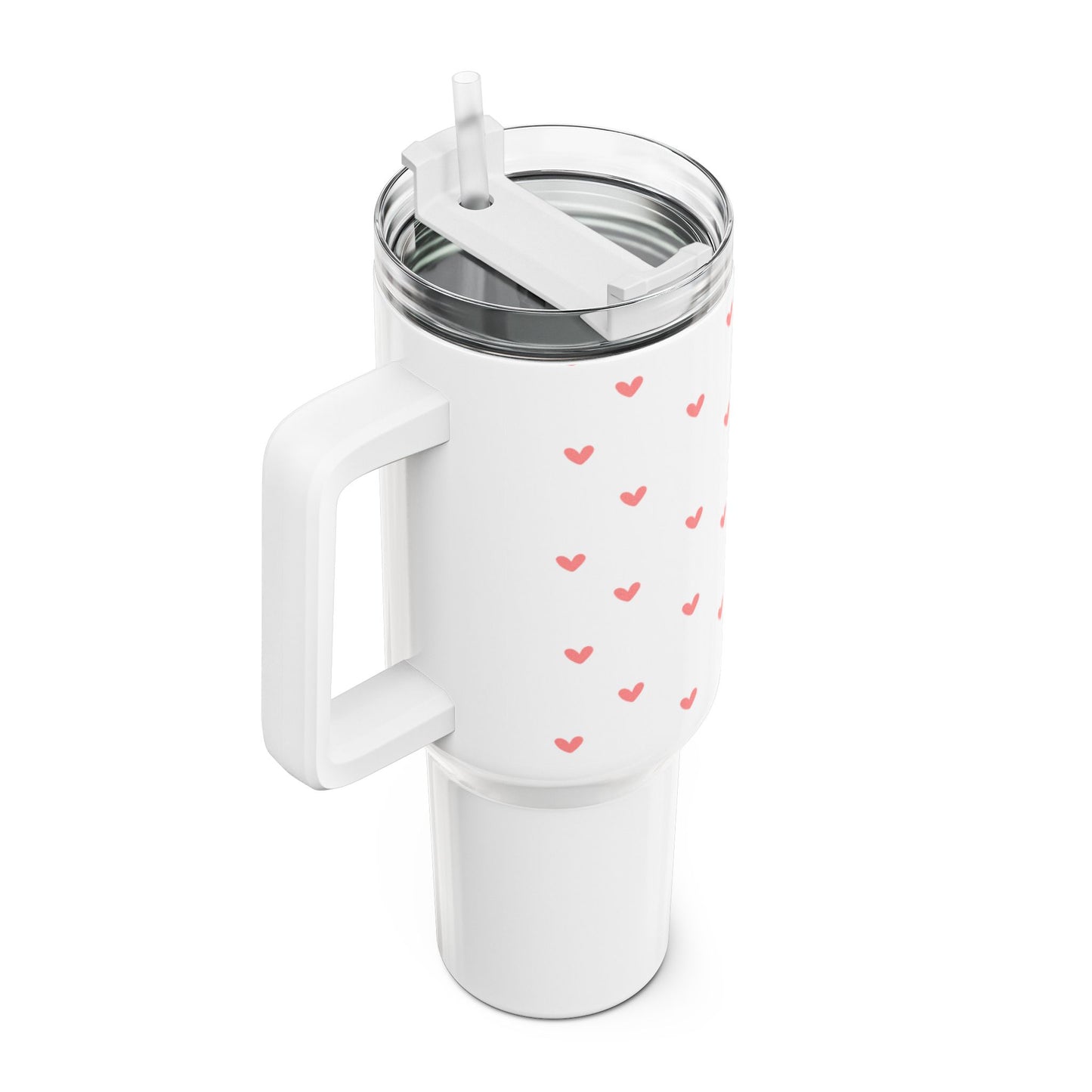 HERZ MUSTER SÜß NIEDLICH - Tumbler, 40oz  • Liebesbeweis Geschenk, LOVE Liebesbotschaft