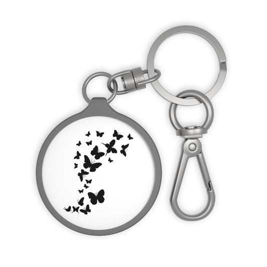 SCHMETTERLINGE • Edler Luxus Schlüsselanhänger mit Karabiner für Frauen & Männer