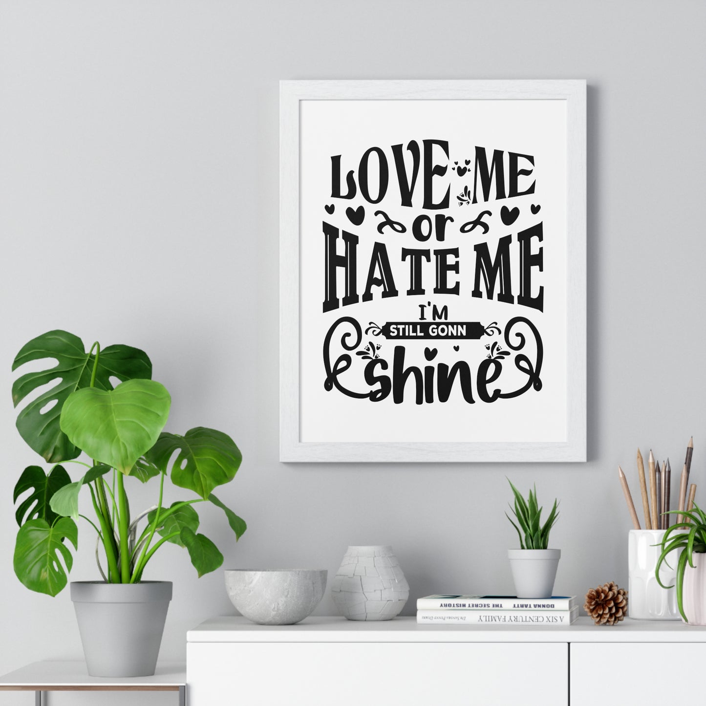 Vertical Framed Poster