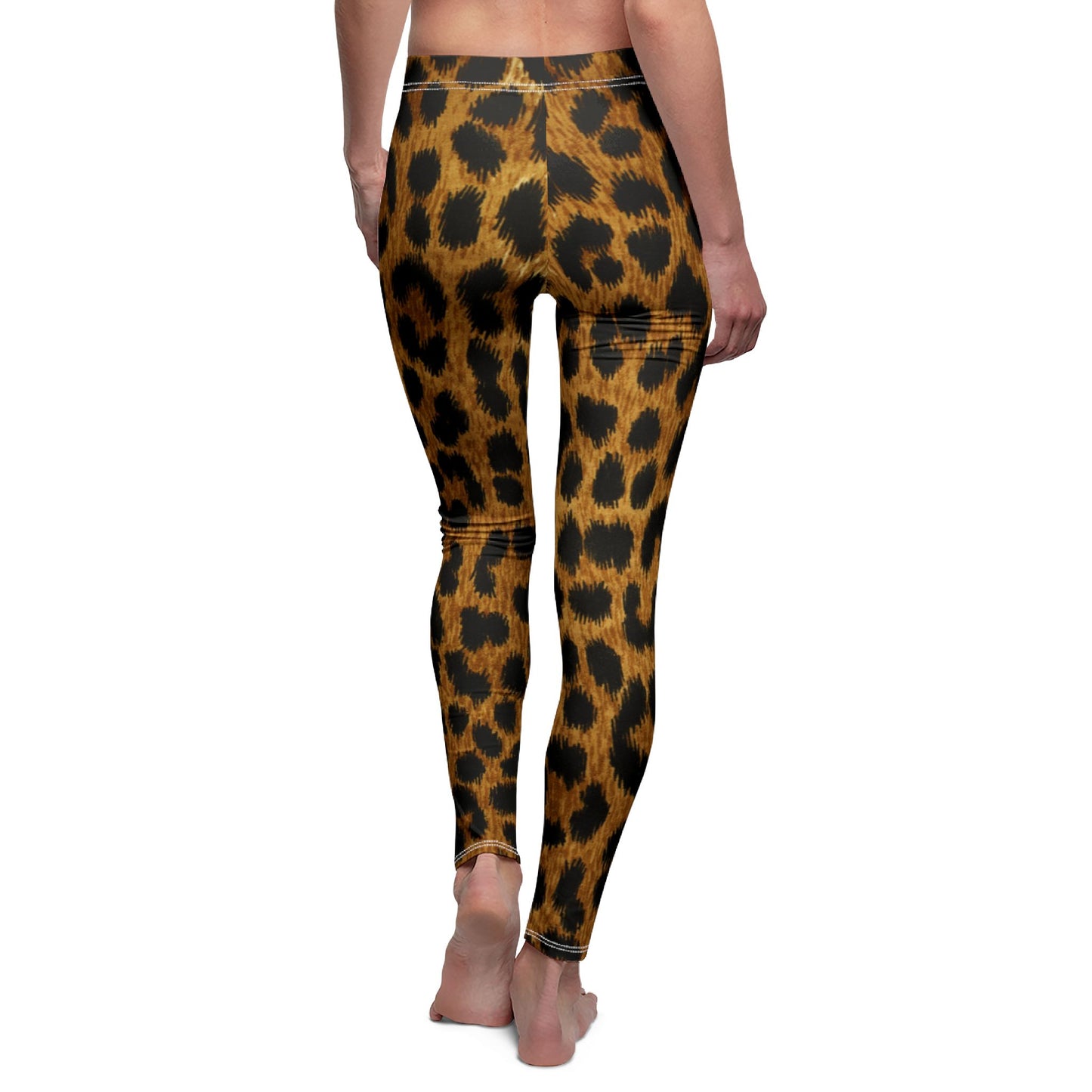 LEOPARDEN LEGGINGS FELL OPTIK • Animal Print • Damen Leggins mit Print Aufdruck • Beste Leggings für Sport & Alltag