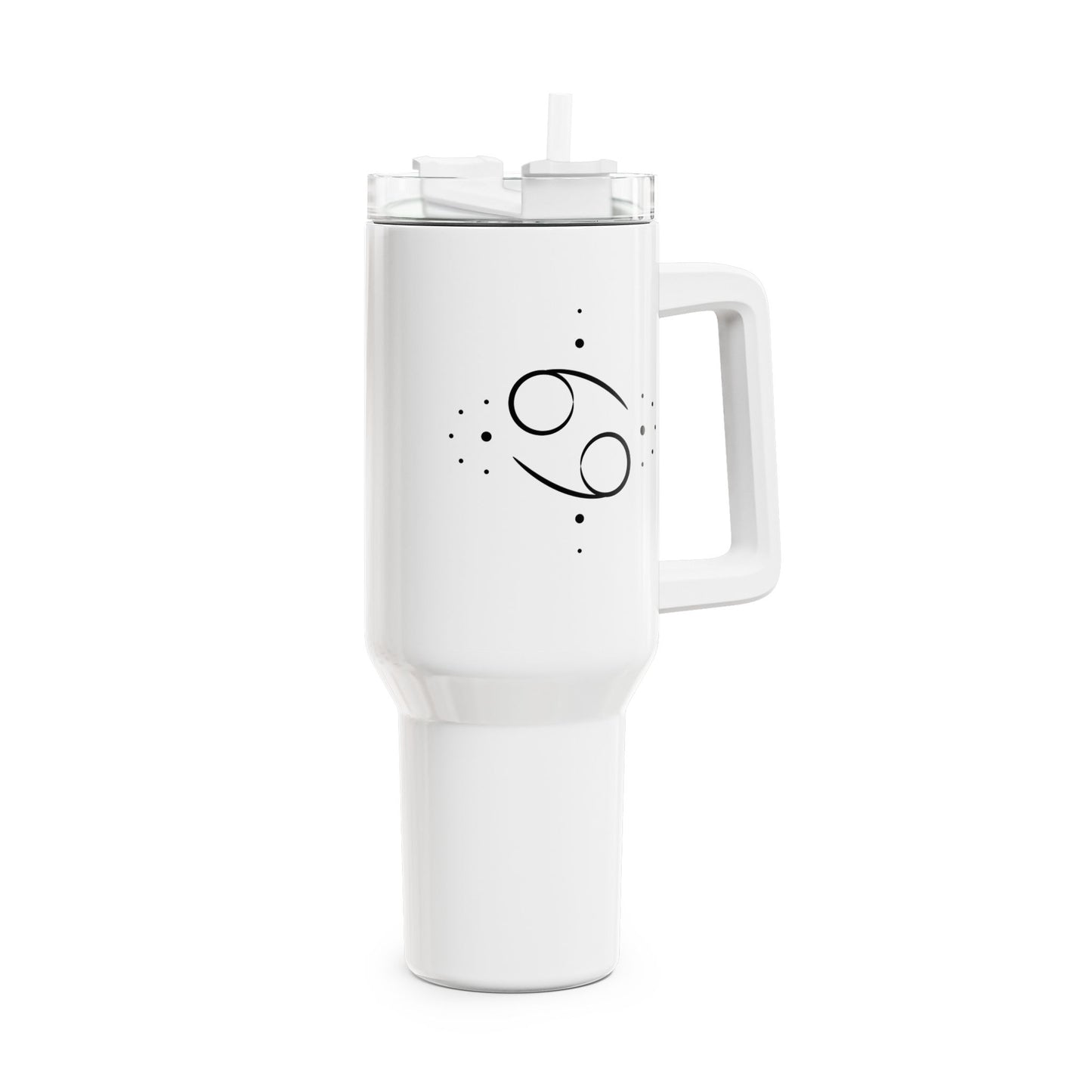 KREBS CANCER SYMBOL STERZEICHEN • Tumbler mit Henkel & Strohhalm • XXL Reisebecher 1,2L - YOGA SANTA