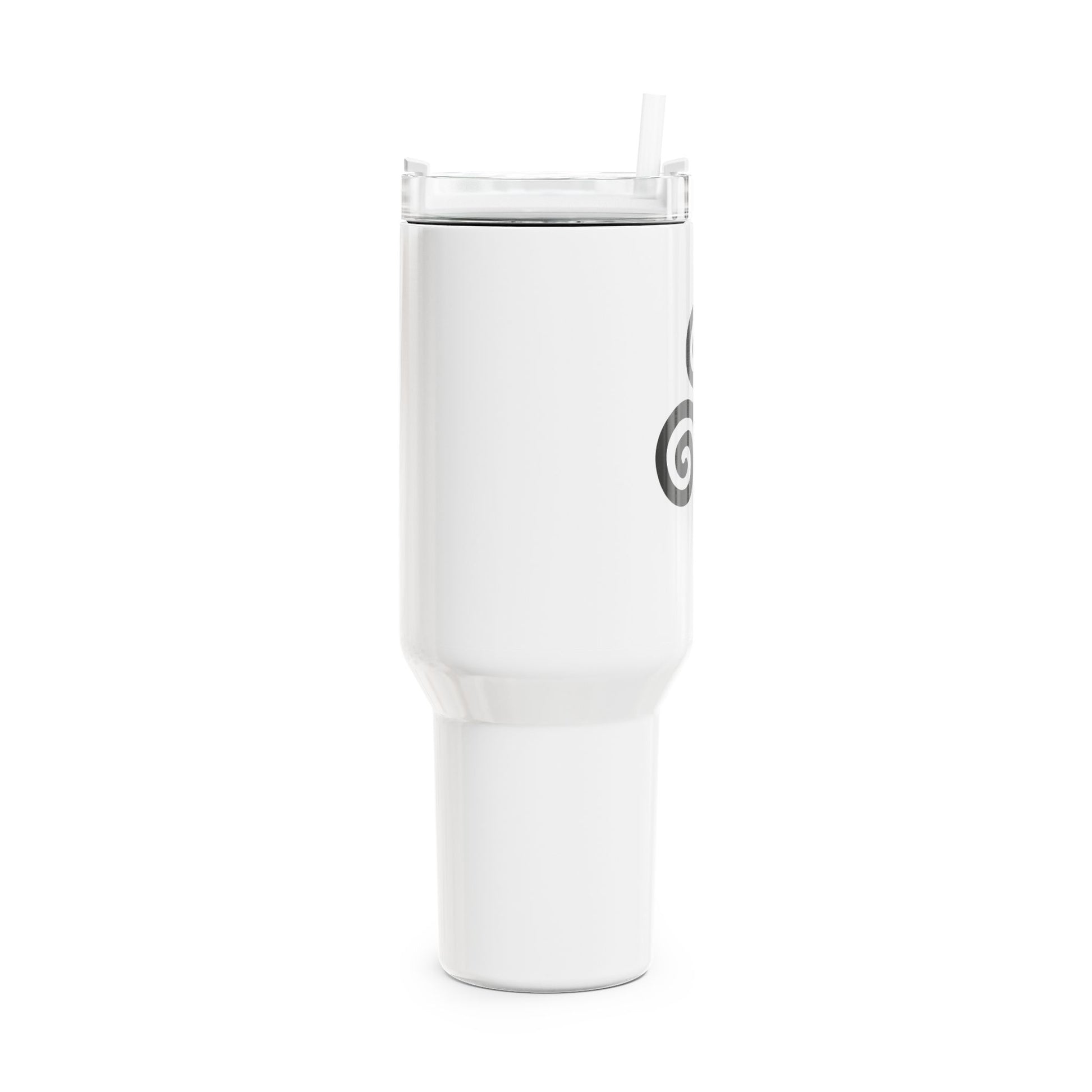 TRISKELE TRISKELION - KÖRPER GEIST SEELE • Tumbler mit Henkel & Strohhalm • XXL Reisebecher 1,2L - YOGA SANTA