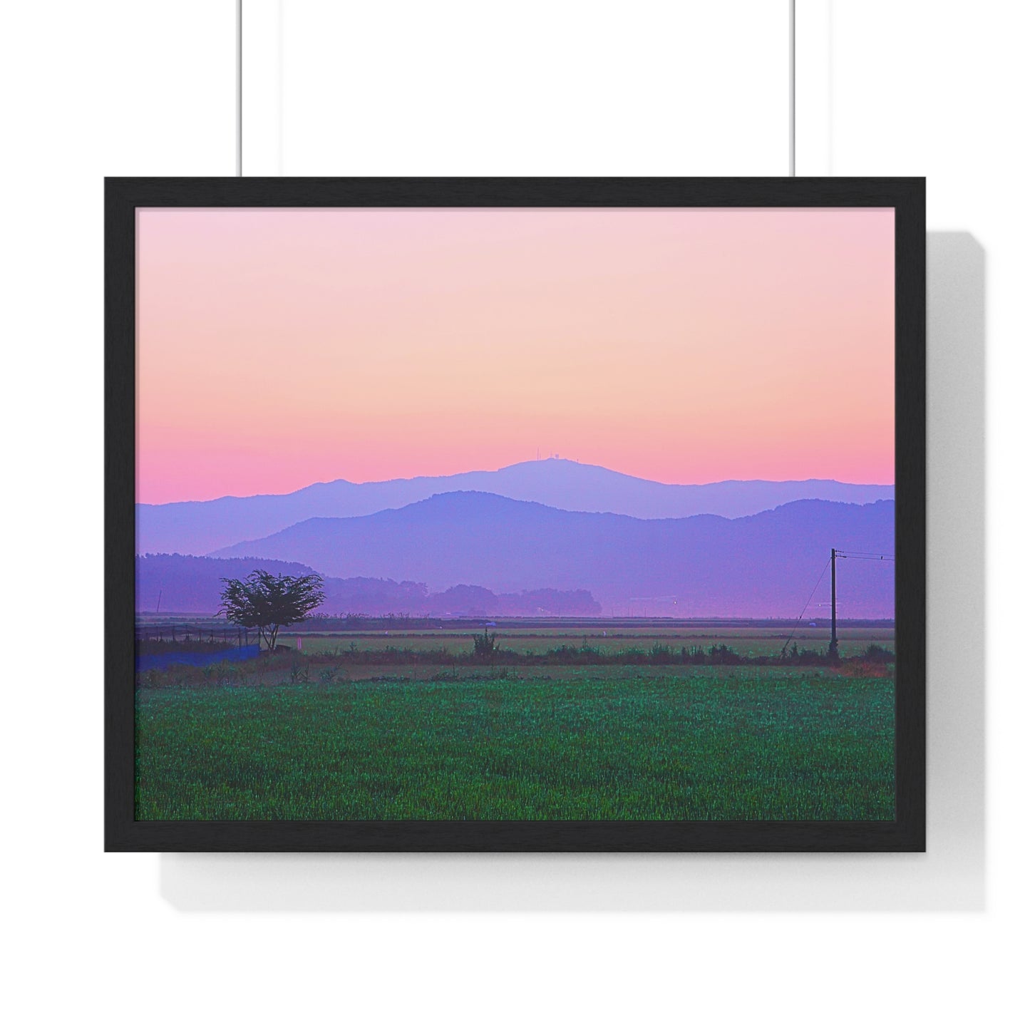 Horizontal Framed Poster • Urlaubsmotiv