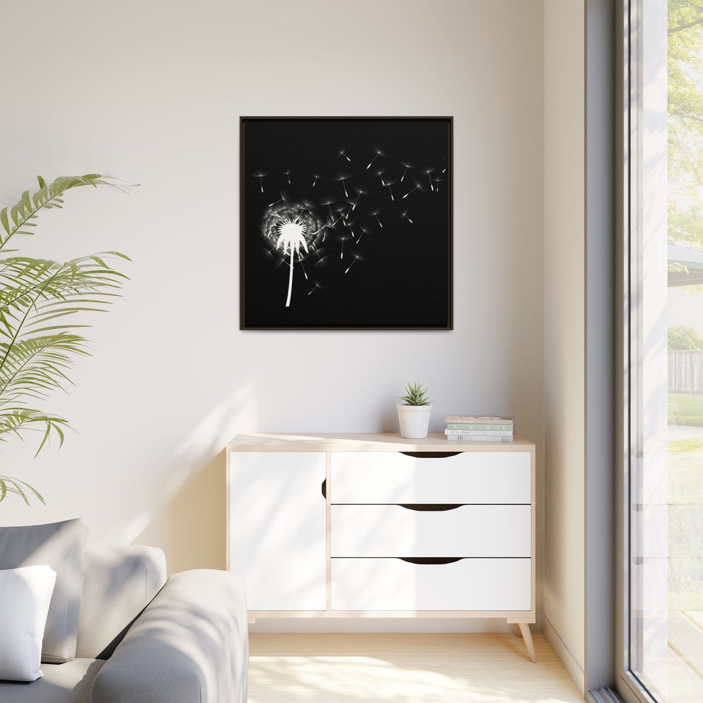 Matte Canvas, Framed (Multi-color)