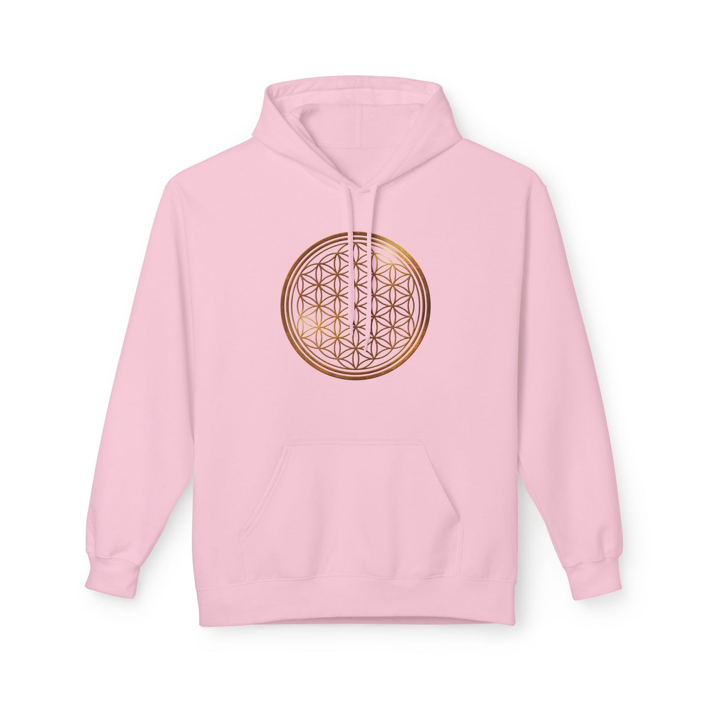 BLUME DES LEBENS SYMBOL ZEICHEN PRINTMOTIV • SPIRITUELLER Hoodie für Damen & Herren Fleece Kapuzenpullover Kuschelweich • Baumwolle 🌿