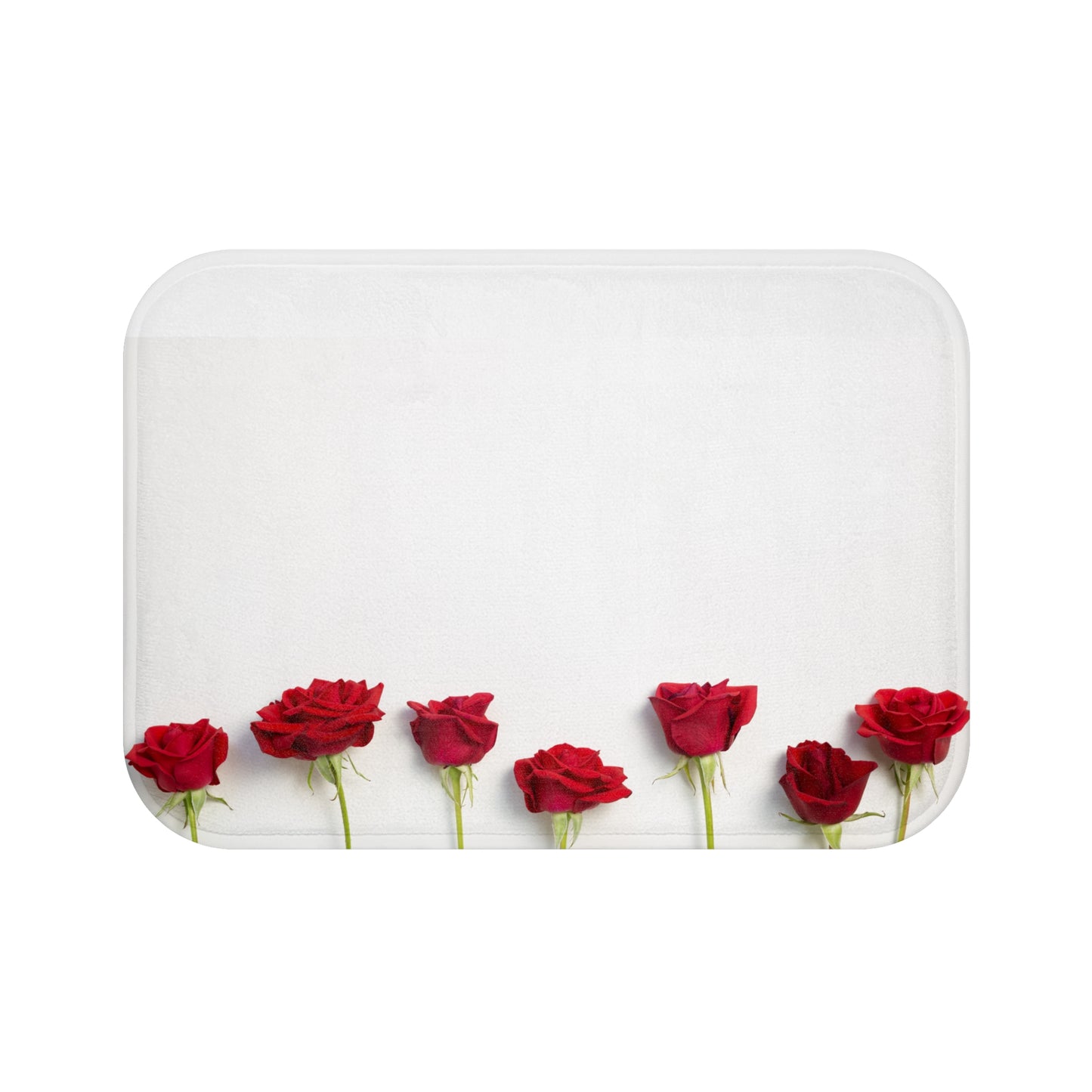 ROTE ROSEN GESCHENK • LOVE Liebesbotschaft ❤️ • Badvorleger / Fussmatte / Badteppich EXTRA Weich • 43 x 61 cm & 53 x 86 cm