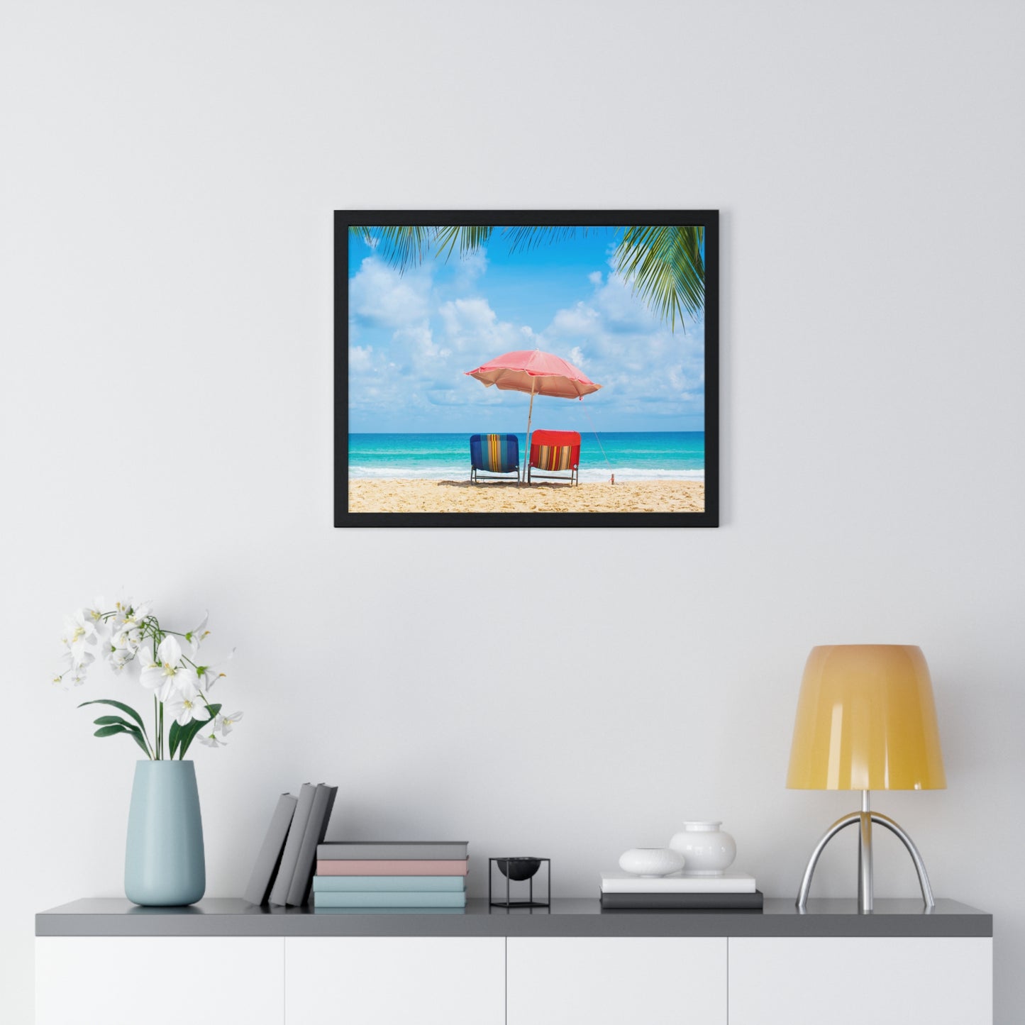 Horizontal Framed Poster • Urlaubsmotiv