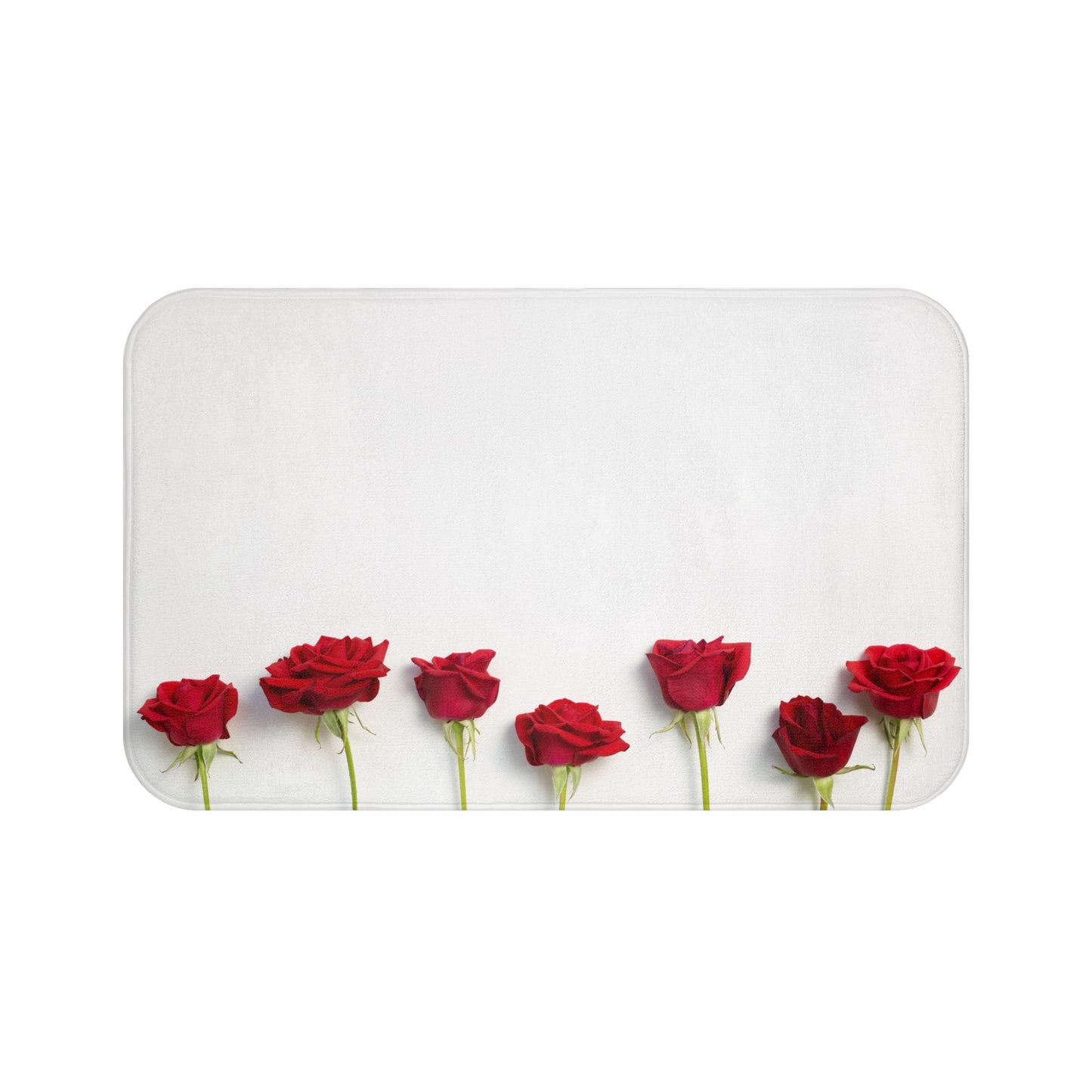 ROTE ROSEN GESCHENK • LOVE Liebesbotschaft ❤️ • Badvorleger / Fussmatte / Badteppich EXTRA Weich • 43 x 61 cm & 53 x 86 cm