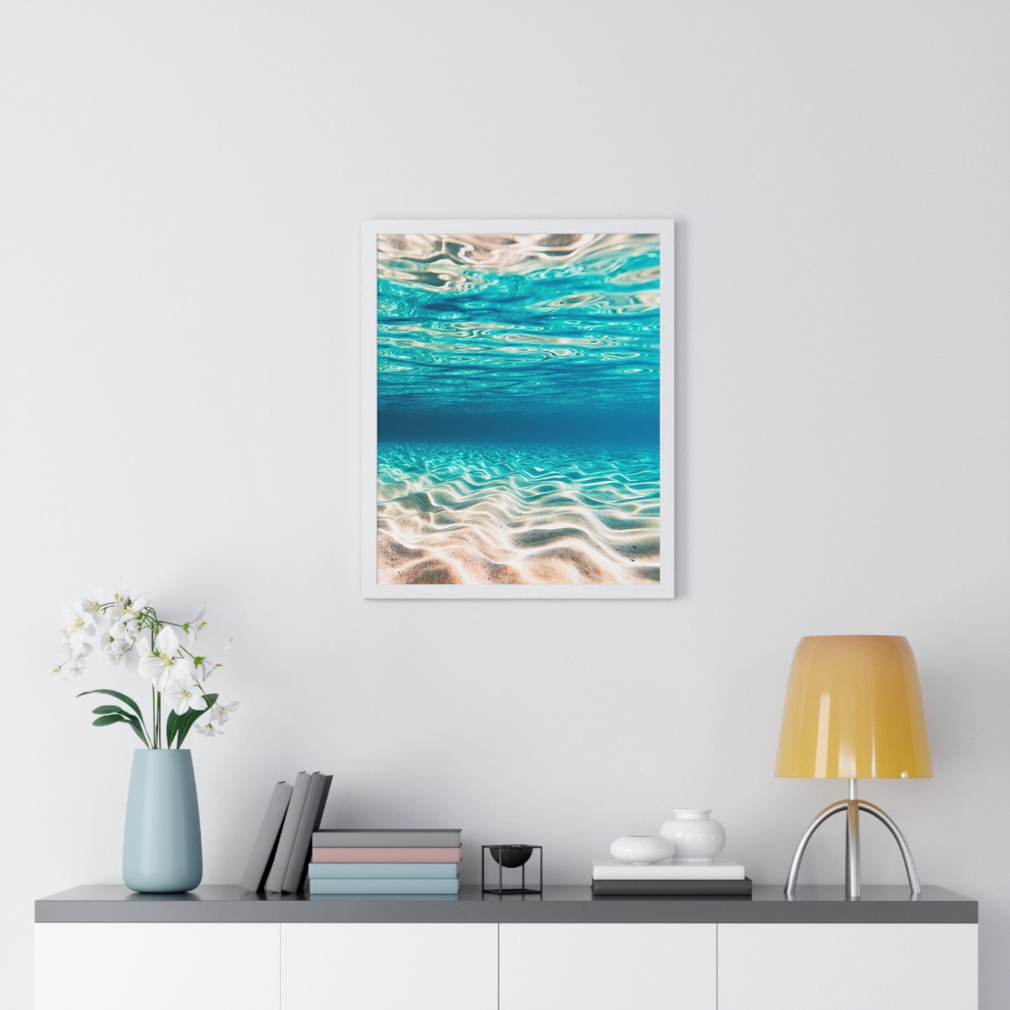 Meer Strand Poster Gerahmt • Urlaubsmotiv