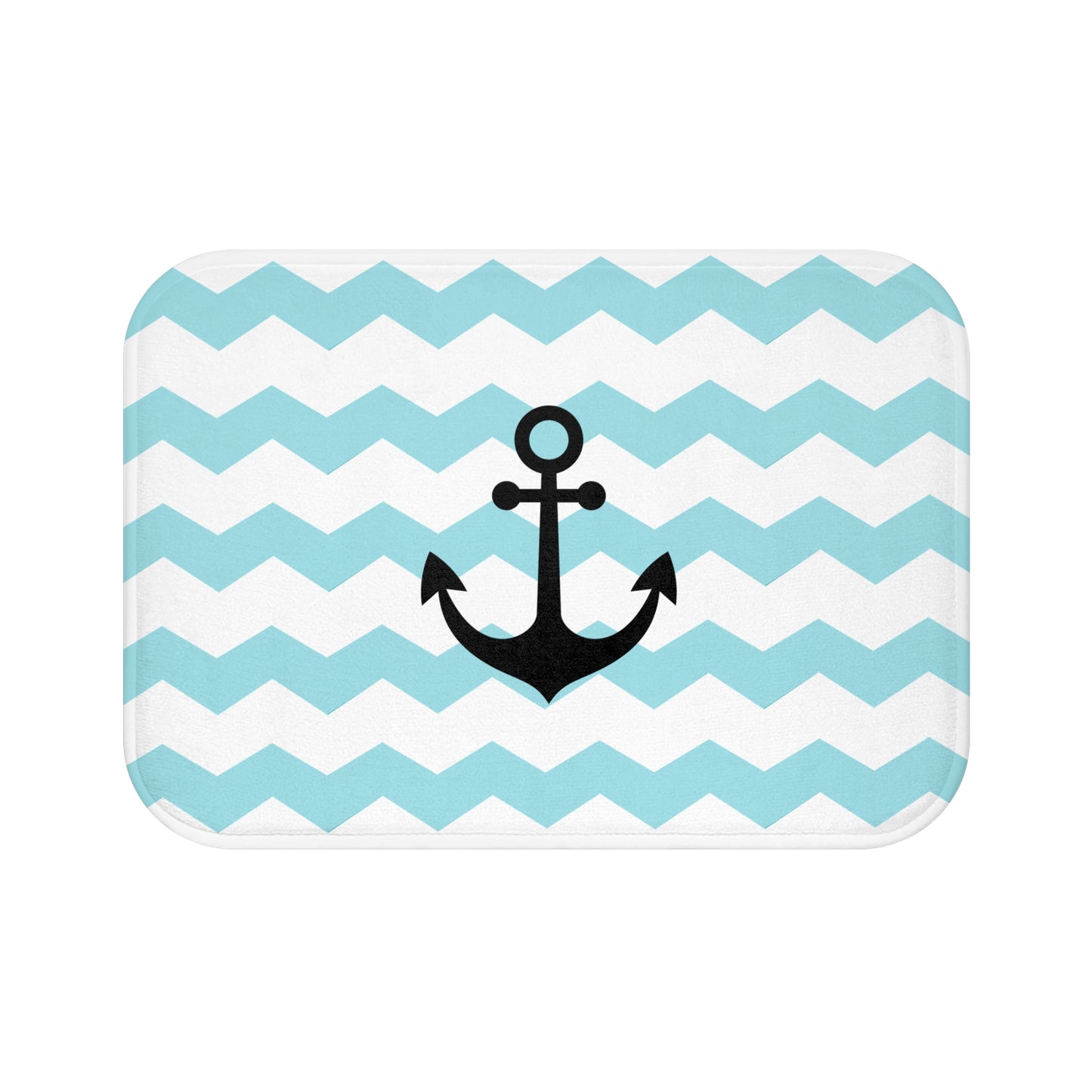 ANKER MEERESWELLEN • Badvorleger / Fussmatte / Badteppich EXTRA Weich • 43 x 61 cm & 53 x 86 cm