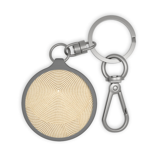 ZEN GARTEN - FENG SHUI - SAND • Edler Luxus Schlüsselanhänger mit Karabiner für Frauen & Männer