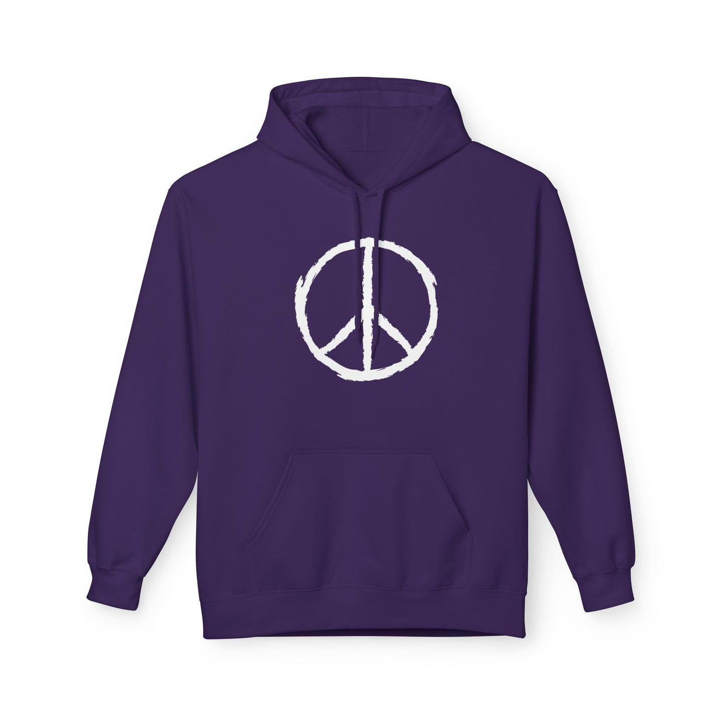 PEACE ZEICHEN HANDGEZEICHNET FRIEDENSSYMBOLE FRIEDENSBOTSCHAFT • Hippie Boho Hoodie für Damen & Herren • Baumwolle 🌿