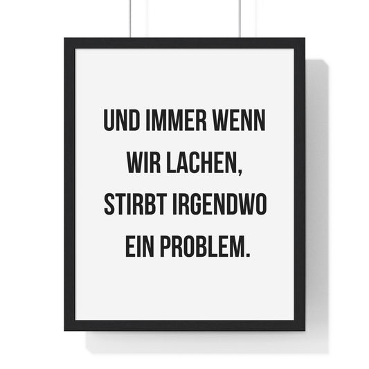 Vertical Framed Poster