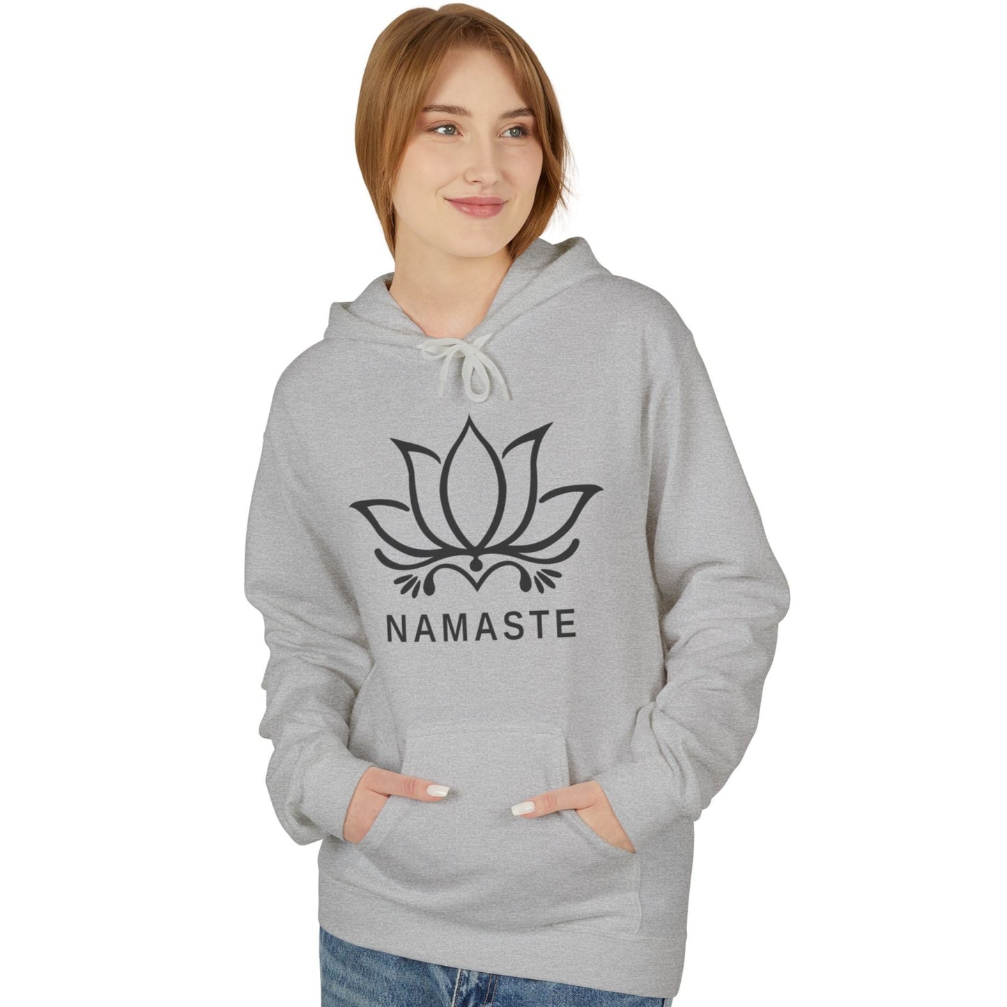 NAMASTE SWEATSHIRT LOSTUSBLUME BILD MOTIV ZEICHNUNG • Kuschelweicher Hoodie für Damen & Herren • Baumwolle 🌿