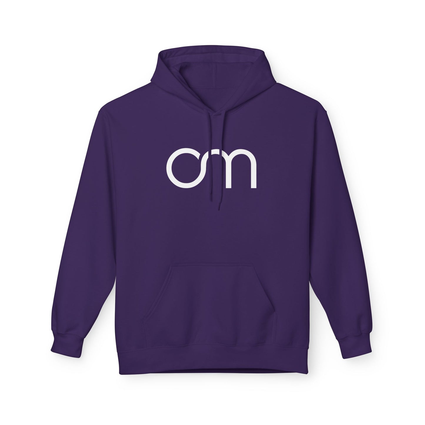 OM MANTRA OHM • Buddhismus, Hunduismus Spiritueller Sanskrit Spruch Hoodie in minimalistischem Design für Damen & Herren • Baumwolle 🌿
