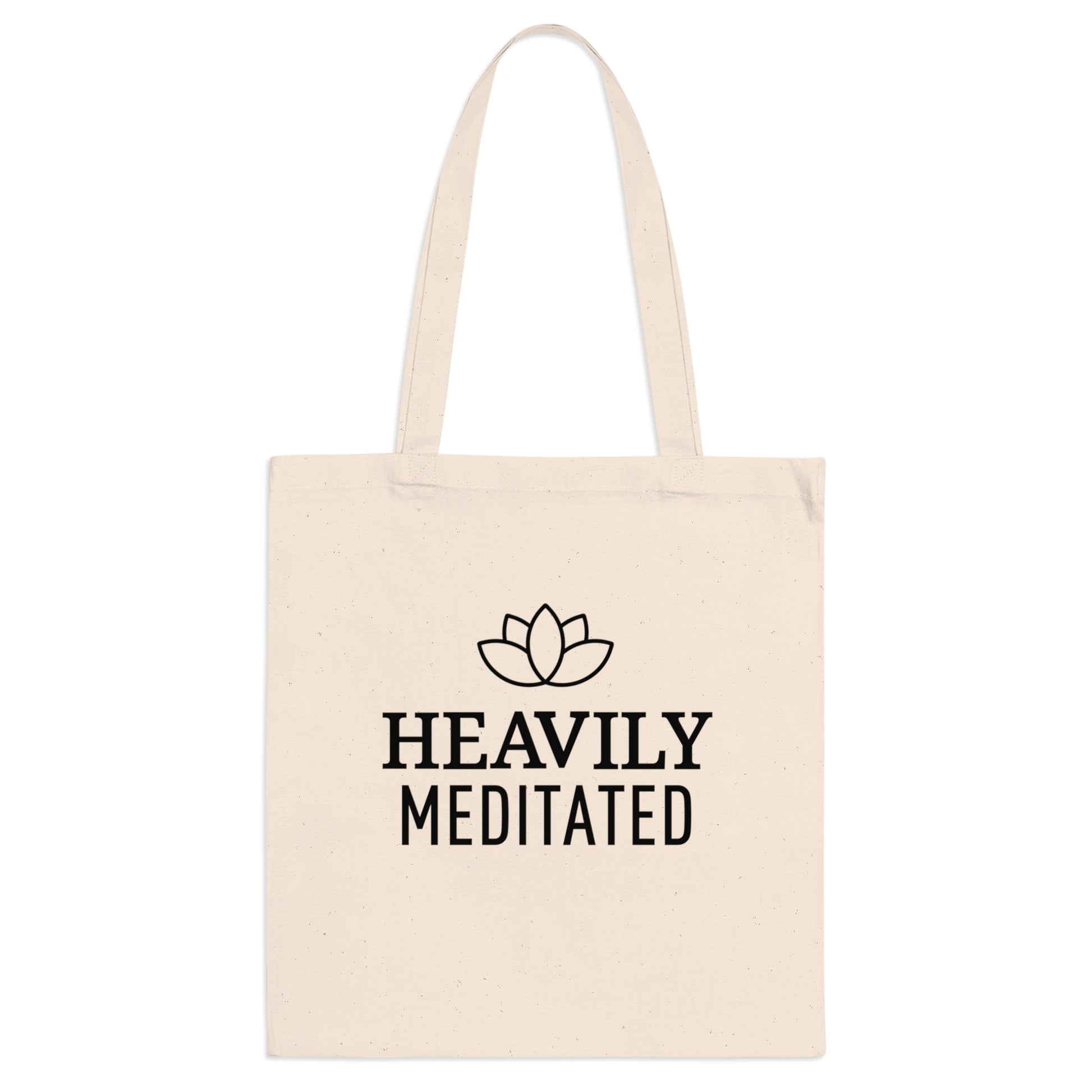 HEAVILY MEDITATED • Yoga Accessoire • Baumwolltasche Klein •  100 % Baumwolle 🌿 - YOGA SANTA