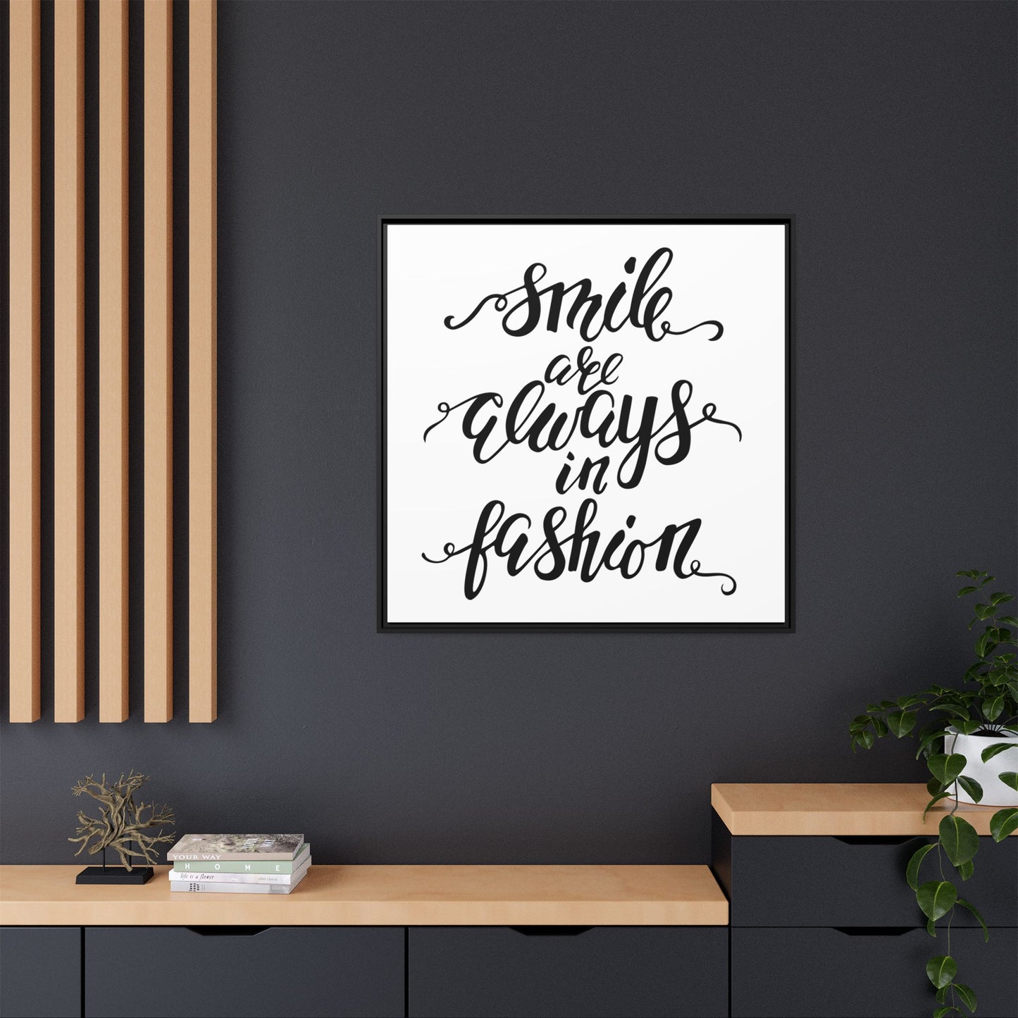 Matte Canvas, Framed (Multi-color)