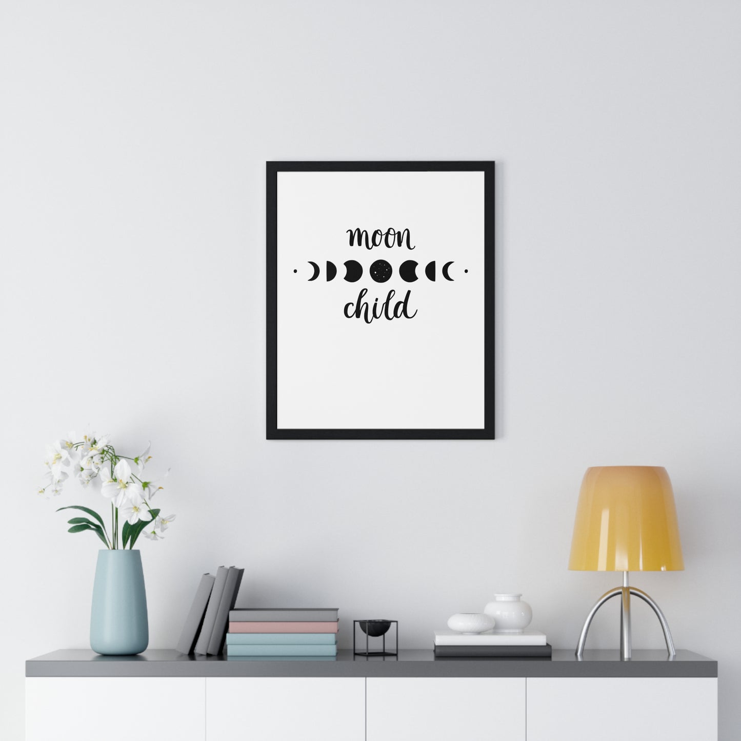 Vertical Framed Poster 🌒 🌓 🌔 🌕 🌖 🌗 🌘