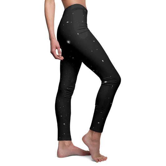 STERNENHIMMEL LEGGINGS ELEGANT • Damen-Leggins mit Print Aufdruck • Beste Leggings für Sport & Alltag