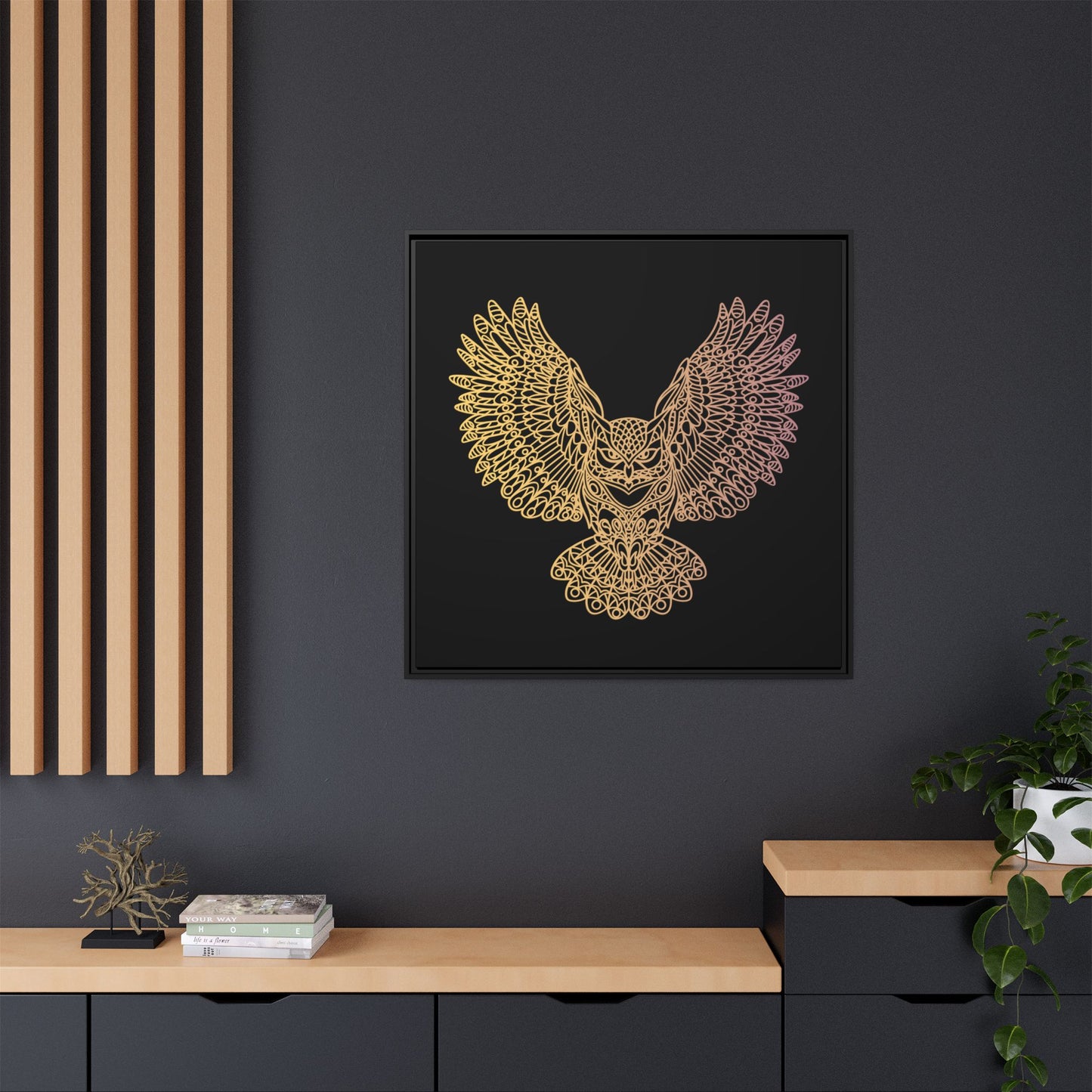 Matte Canvas, Framed (Multi-color)