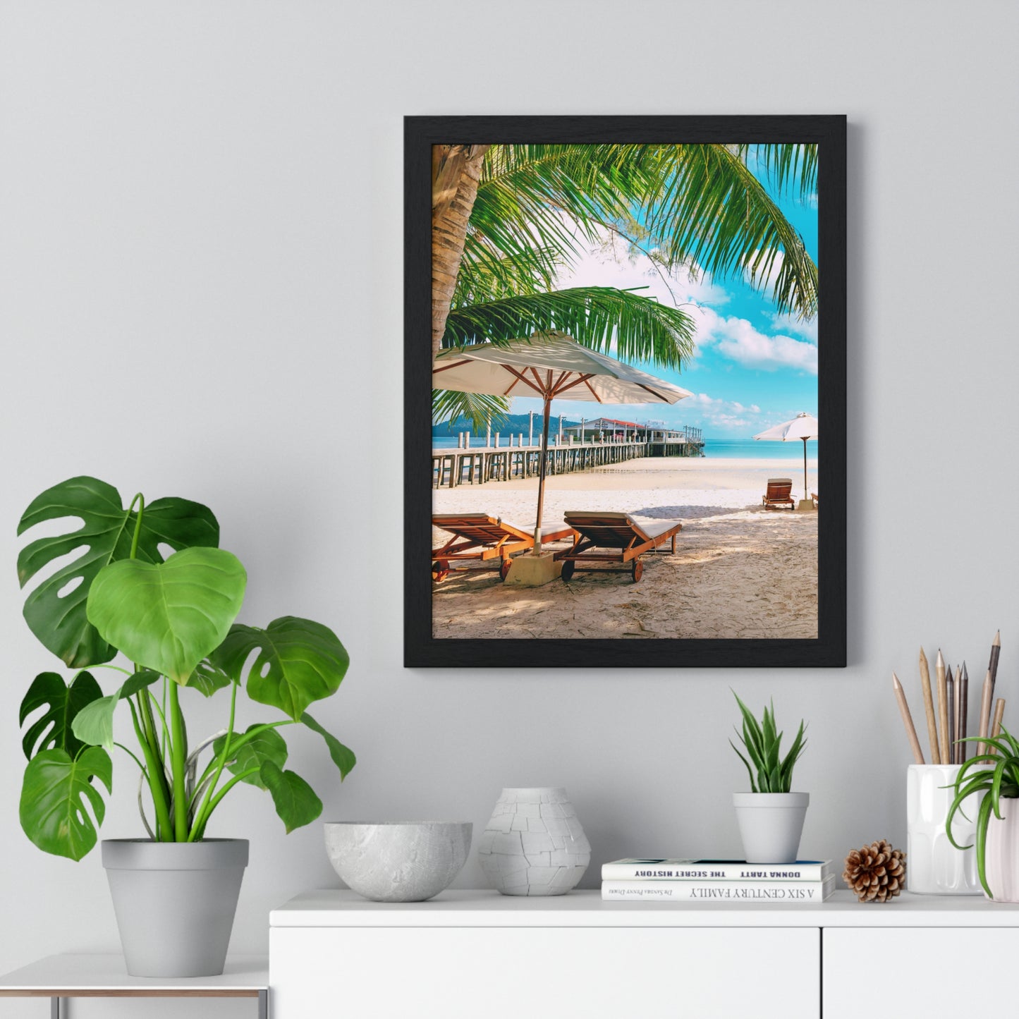 Vertical Framed Poster  • Urlaubsmotiv