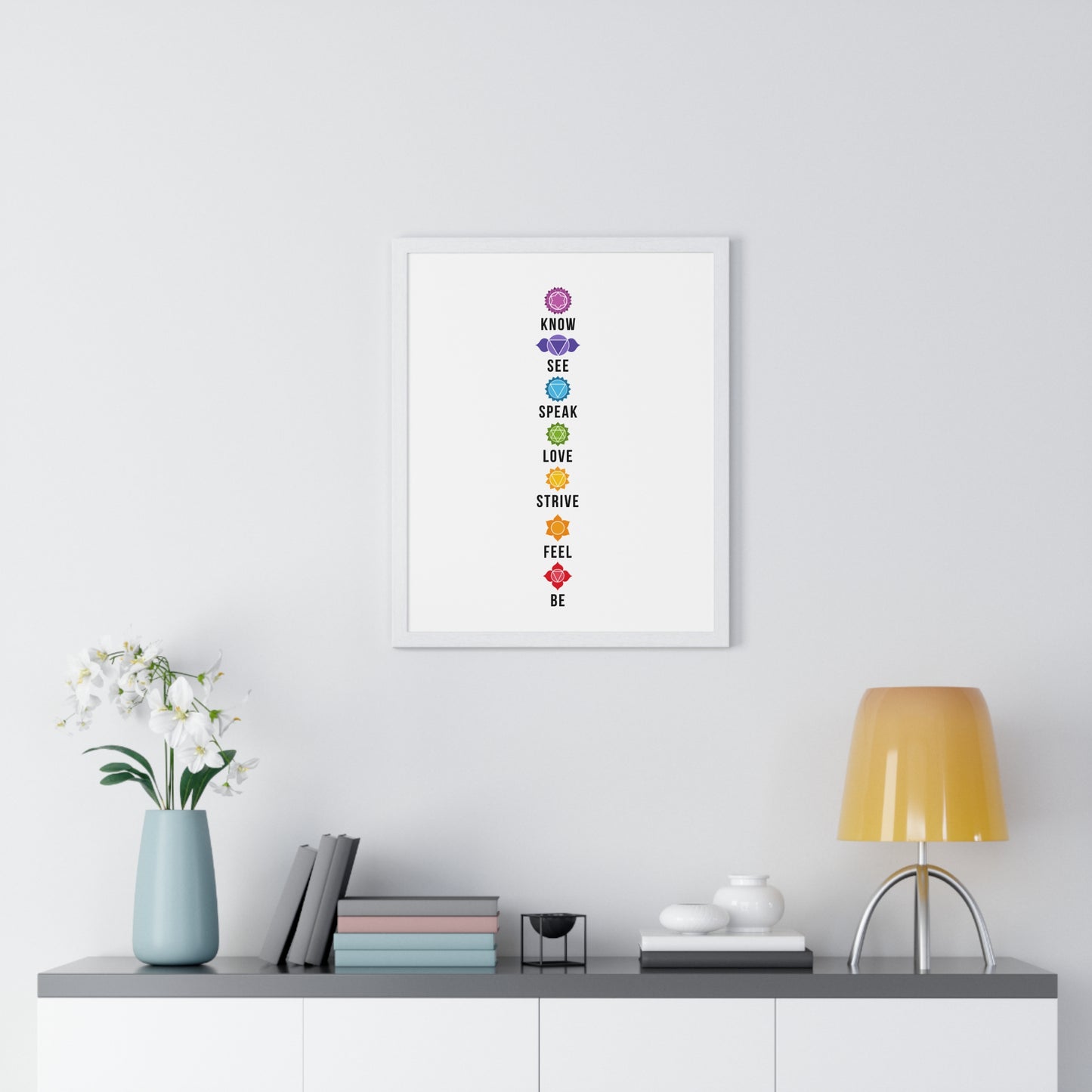 Vertical Framed Poster